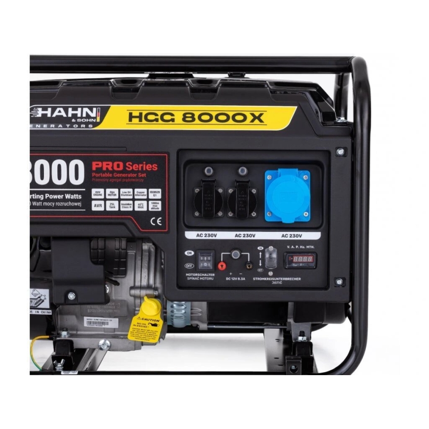 Hahn & Sohn 7410 - Générateur électrique à essence HGG 8000X 6500W