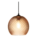 Halo Design 718368 - Hanglamp met kabel NOBB 1xE27/40W/230V diam. 22 cm rookbruin