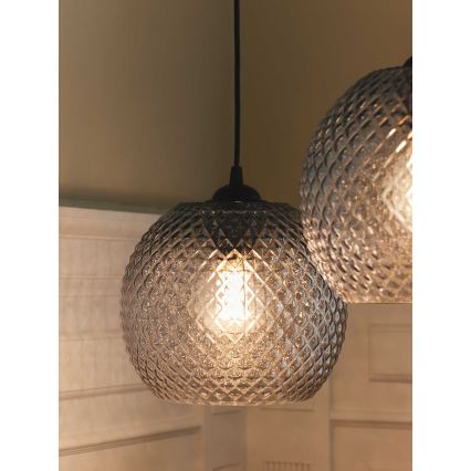 Halo Design 718436 - Suspension à câble NOBB 1xE27/40W/230V Ø 22 cm transparent