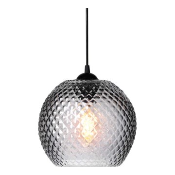 Halo Design 718443 - Hanglamp aan kabel NOBB 1xE27/40W/230V rookgrijs