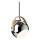 Halo Design 734443 - Suspension sur câble DC 1xE27/40W/230V Ø 18 cm chrome brillant/chêne