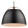 Halo Design 734887 - Hanglamp met snoer OSLO 1xE27/40W/230V Ø 40 cm zwart/eiken