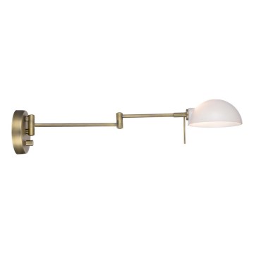 Halo Design 740222 - Applique murale KJOBENHAVN 1xG9/28W/230V laiton