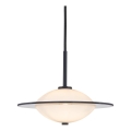 Halo Design 743582 - Suspension sur câble ORBIT 1xG9/7W/230V Ø 24 cm blanc/noir/gris fumé