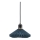 Halo Design 744060 - Hanglamp met snoer PARIS 1xG9/28W/230V Ø 24 cm blauw/messing/eiken
