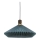 Halo Design 744275 - Suspension PARIS sur câble 1xE27/60W/230V Ø 56 cm bleu/laiton/chêne