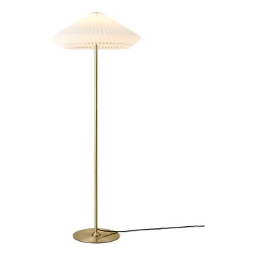 Halo Design 745050 - Lampadaire PARIS 1xE27/40W/230V laiton/blanc/chêne