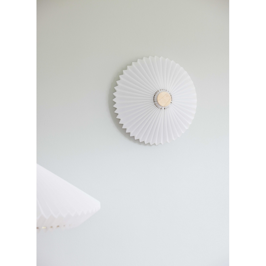 Halo Design 745081 - Wandlamp PARIS 3xG9/28W/230V Ø 40 cm wit/messing/eiken