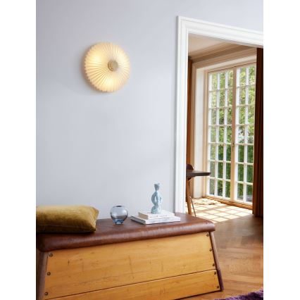 Halo Design 745098 - Applique murale PARIS 4xG9/28W/230V Ø 50 cm blanc/laiton/chêne