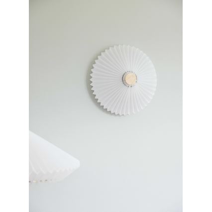 Halo Design 745098 - Applique murale PARIS 4xG9/28W/230V Ø 50 cm blanc/laiton/chêne