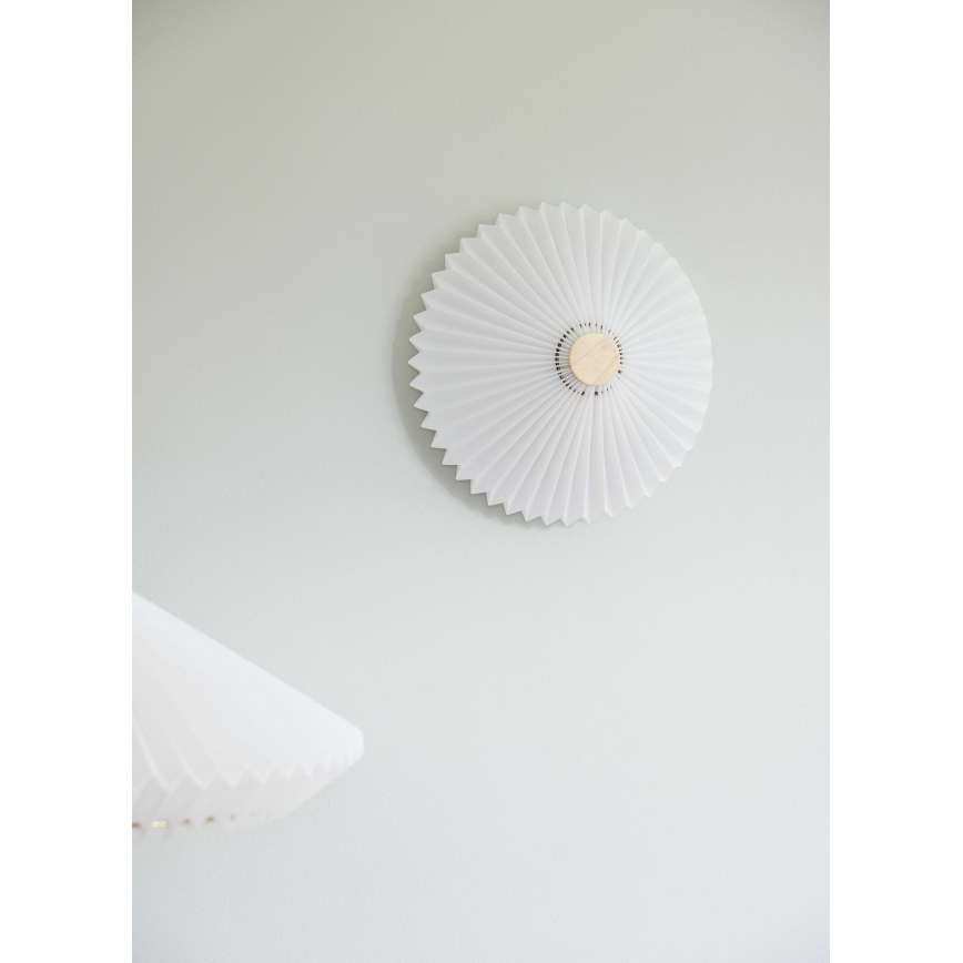 Halo Design 745098 - Applique murale PARIS 4xG9/28W/230V Ø 50 cm blanc/laiton/chêne