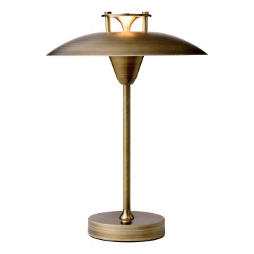 Halo Design 746149 - LED-dimbare oplaadbare buitentafellamp MINI STEPP LED/1,8W/1600 mAh IP44 messing