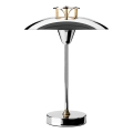 Halo Design 746163 - Lampe de table d'extérieur rechargeable LED dimmable MINI STEPP LED/1,8W/1600 mAh IP44 chrome brillant