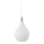 Halo Design 746262 - Suspension DROPS sur câble 1xE27/40W/230V Ø 30 cm blanc/chêne
