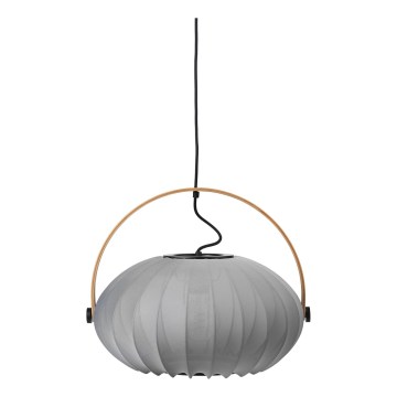 Halo Design 746354 - Suspension sur câble DC 1xE27/40W/230V Ø 40 cm gris/chêne