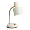 Halo Design 746910 - Lampe de table VOGUE 1xE27/40W/230V crème/laiton
