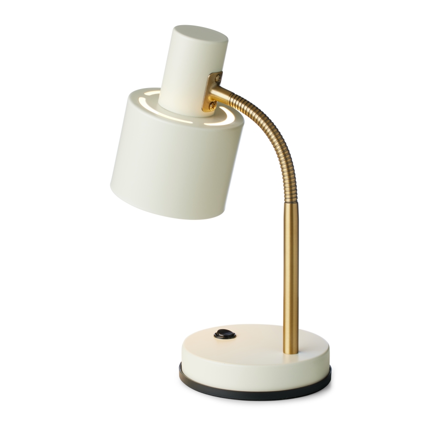 Halo Design 746910 - Lampe de table VOGUE 1xE27/40W/230V crème/laiton