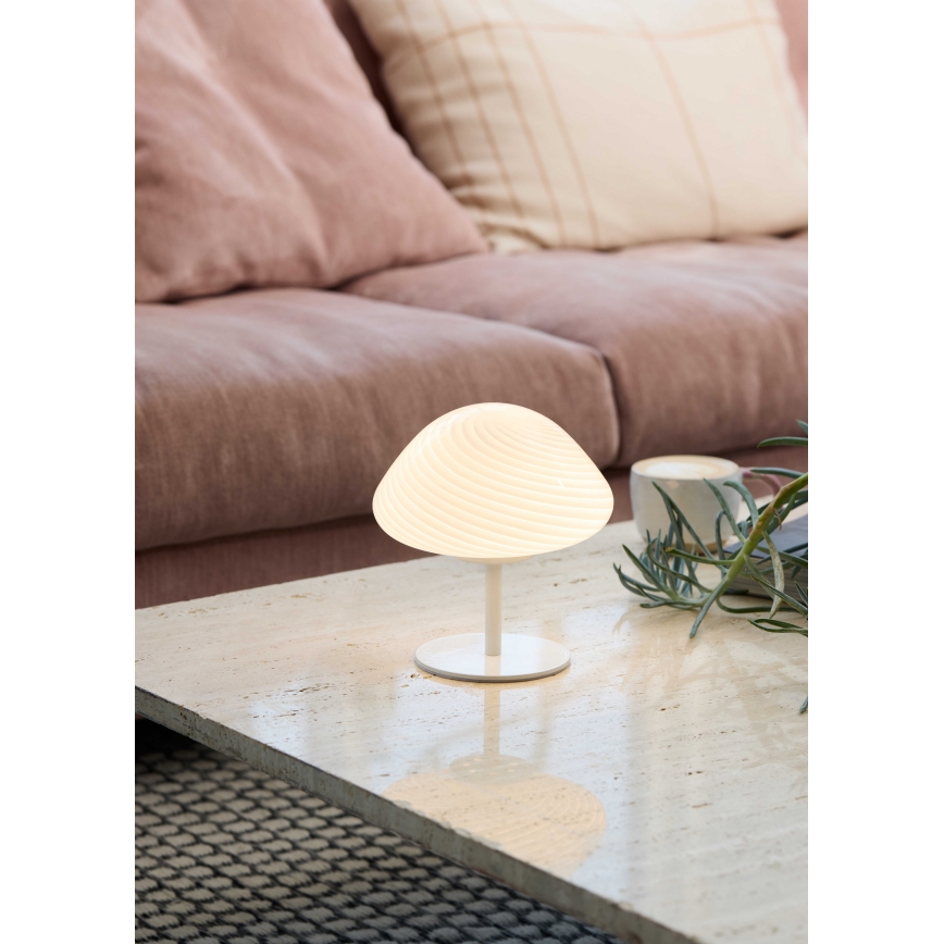 Halo Design 746996 - Tafellamp CANDY MINI MUSH 1xG9/25W/230V Ø 17 cm wit