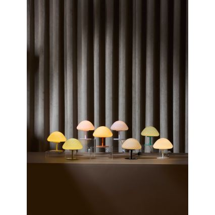 Halo Design 747009 - Lampe de table CANDY MINI MUSH 1xG9/25W/230V Ø 17 cm, gris