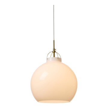 Halo Design 748068 - Hanglamp met kabel TOSCANA 1xE27/40W/230V Ø 36 cm crème/messing