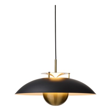 Halo Design 749102 - Dimbare LED-hanglamp aan kabel STEPP LED/24W/230V Ø 46 cm zwart/messing