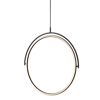 Halo Design 749539 - Dimbare LED-pendellamp aan kabel TILT LED/40W/230V Ø 40 cm zwart