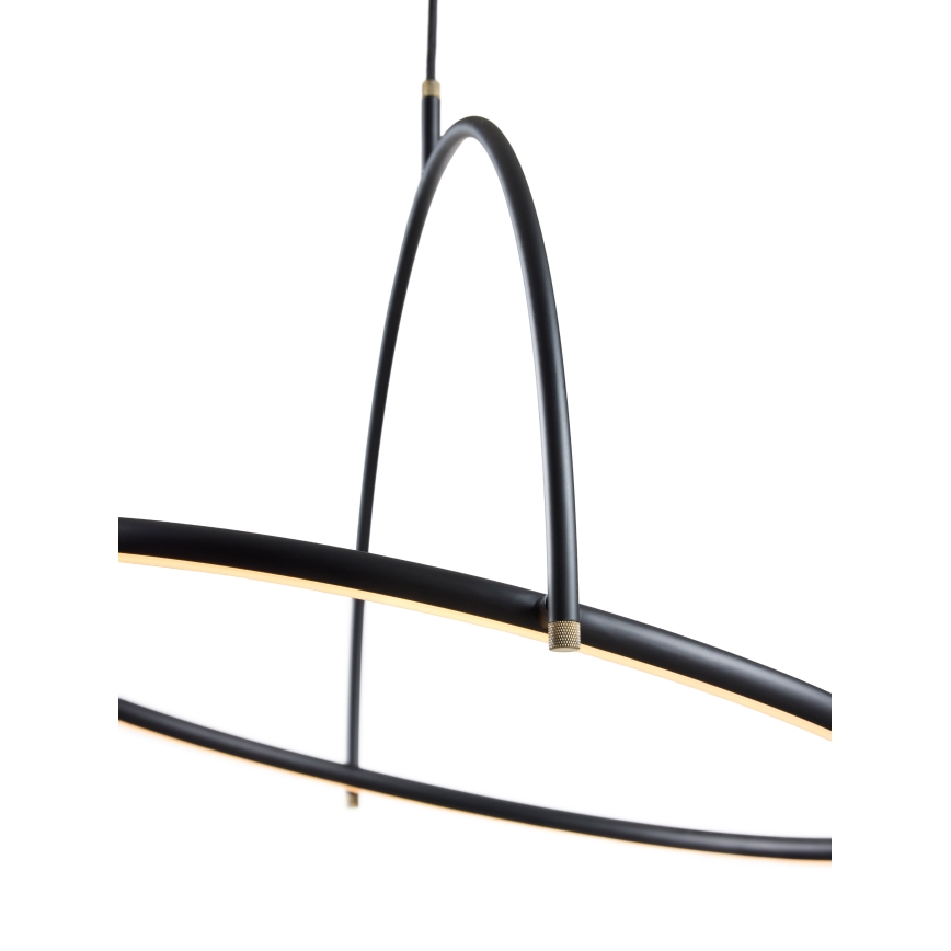 Halo Design 749539 - Suspension LED dimmable sur câble TILT LED/40W/230V Ø 40 cm noire