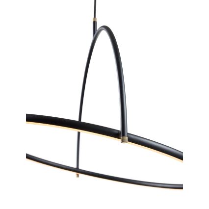 Halo Design 749546 - Suspension LED dimmable TILT sur câble, LED/40W/230V, Ø 60 cm, noire