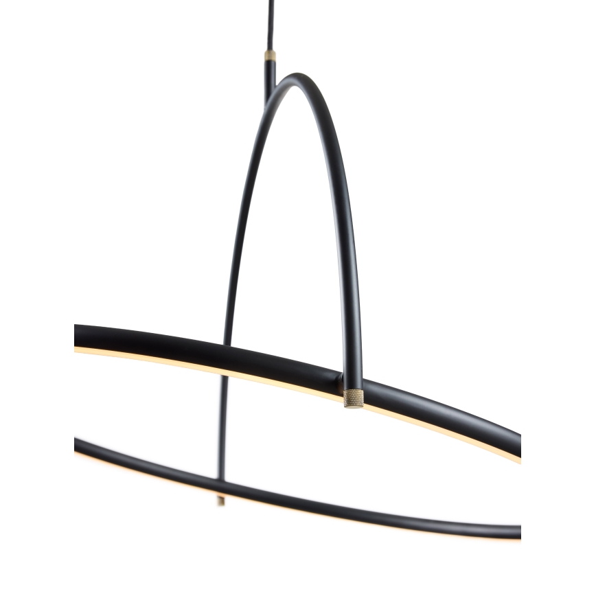 Halo Design 749546 - Suspension LED dimmable TILT sur câble, LED/40W/230V, Ø 60 cm, noire