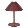 Halo Design 800834 - Lampe de table d'extérieur LED dimmable rechargeable HYGGE LED/3W/4000 mAh IP54 bordeaux