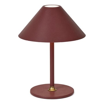 Halo Design 800834 - Lampe de table d'extérieur LED dimmable rechargeable HYGGE LED/3W/4000 mAh IP54 bordeaux