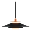 Halo Design 990785 - Hanglamp aan snoer RIVOLI 1xE27/40W/230V Ø 40 cm zwart/koper