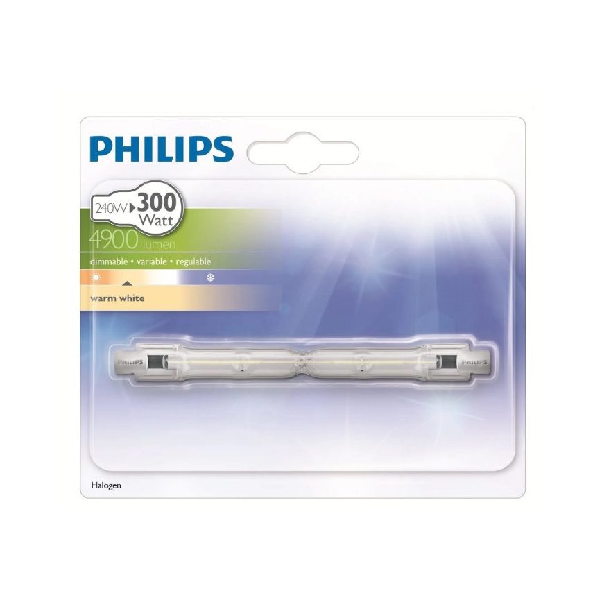 Halogeenlamp PHILIPS R7s/240W/230V - ECO HALO 118 mm