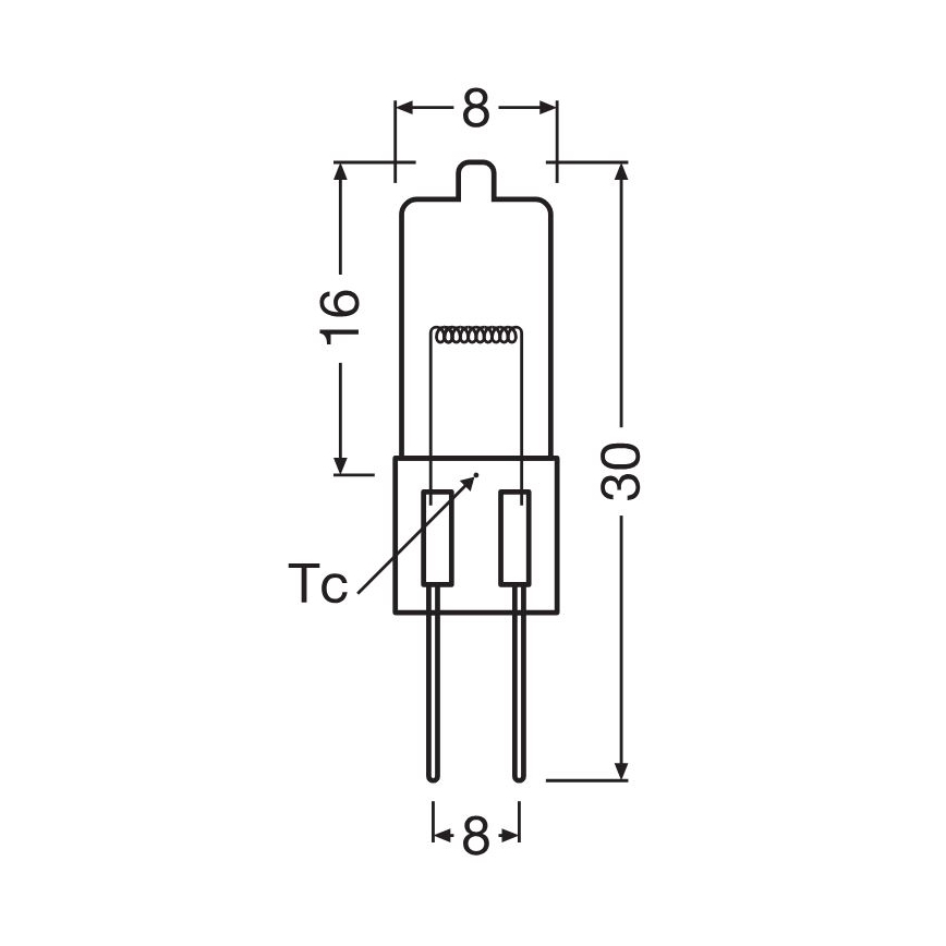 HALOSTAR G4/10W/12V 2700K ovenlamp - Osram