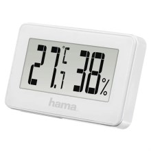Hama - Binnenthermometer met vochtigheidsmeter 1xCR2025 wit