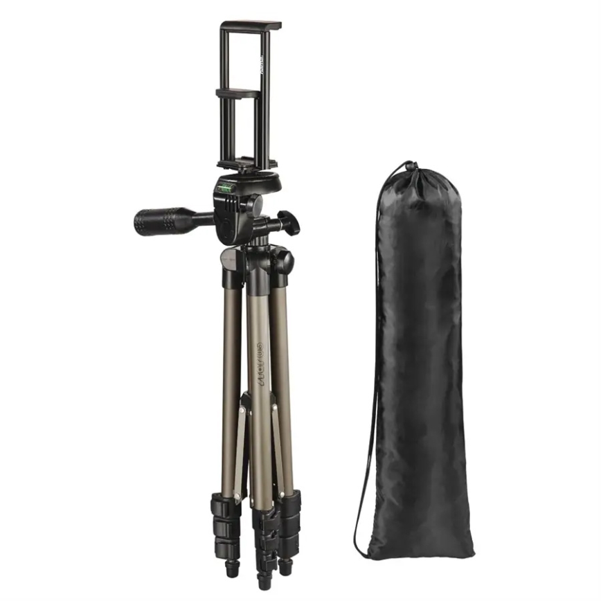 Hama - Camerastatief 106 cm + smartphonehouder