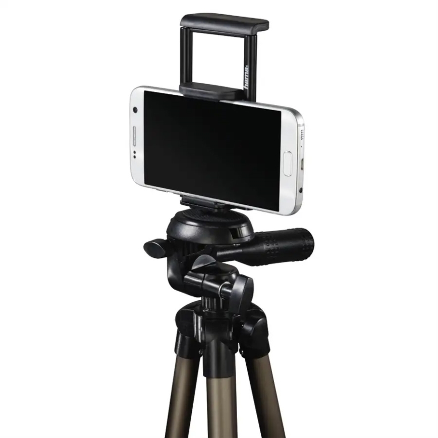 Hama - Camerastatief 106 cm + smartphonehouder