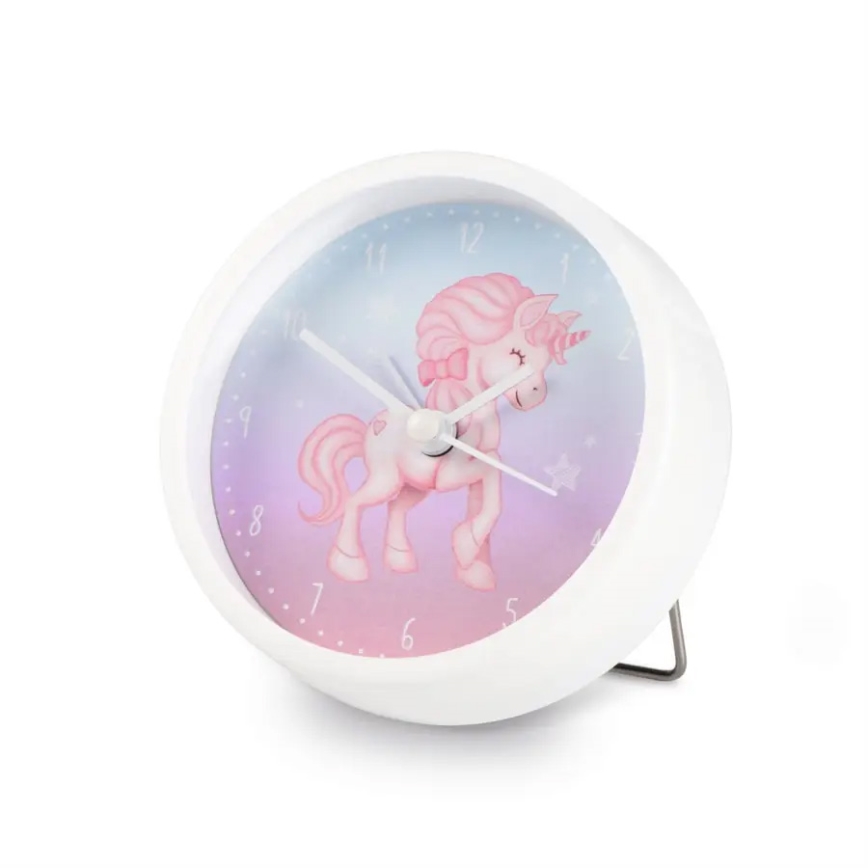 Hama - Children's alarm clock 1xAA unicorn