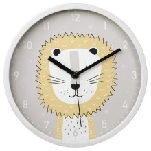 Hama - Horloge murale enfant 1xAA lion