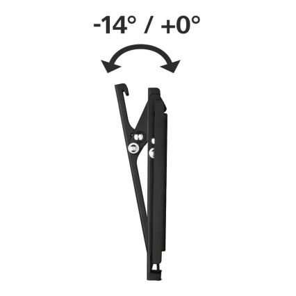 Hama - Kantelbare wandhouder voor TV 19-48” zwart