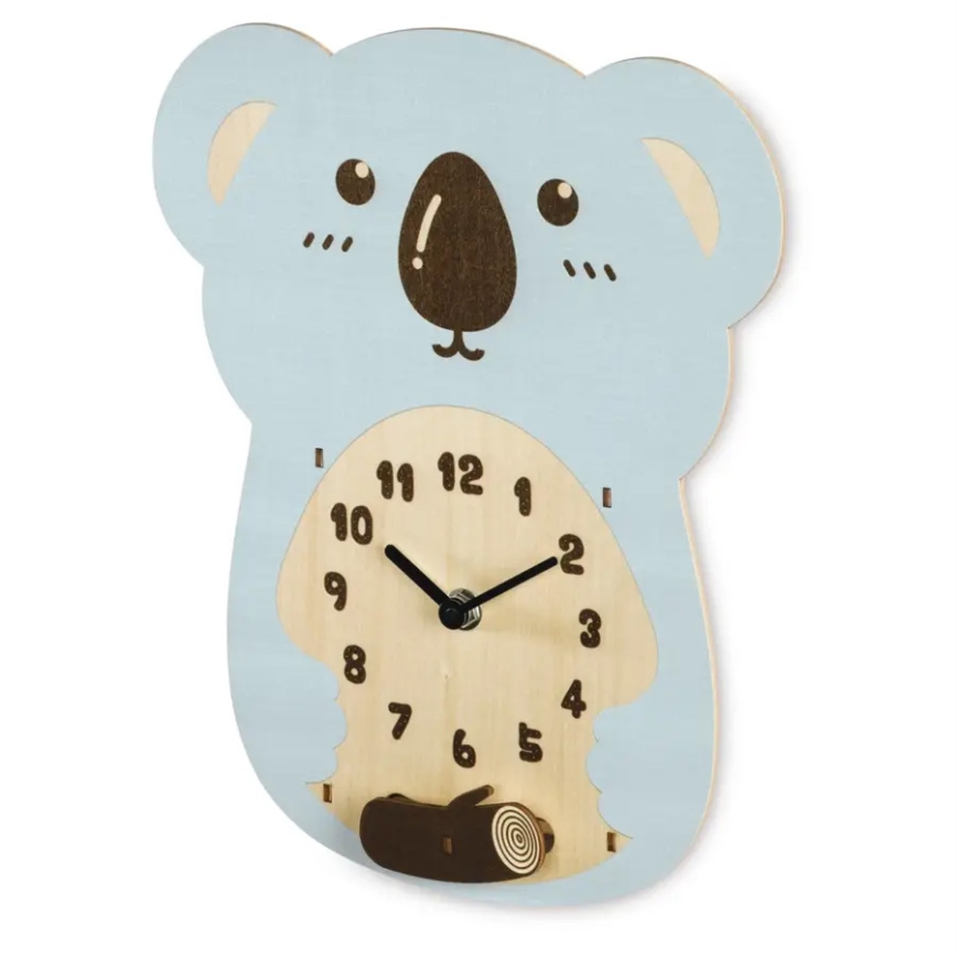 Hama - Kinderwandklok 1xAA koala