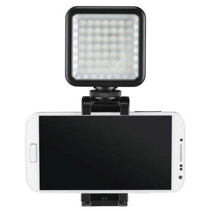 Hama - LED Dimbaar licht voor telefoons, camera's en videocamera's LED/5,5W/2xAA