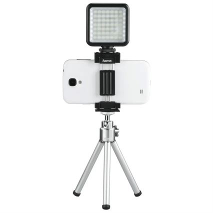 Hama - LED Dimbaar licht voor telefoons, camera's en videocamera's LED/5,5W/2xAA