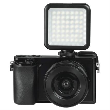 Hama - LED Dimbaar licht voor telefoons, camera's en videocamera's LED/5,5W/2xAA