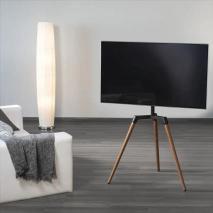 Hama - Pied pour TV 32-65" noir/noyer