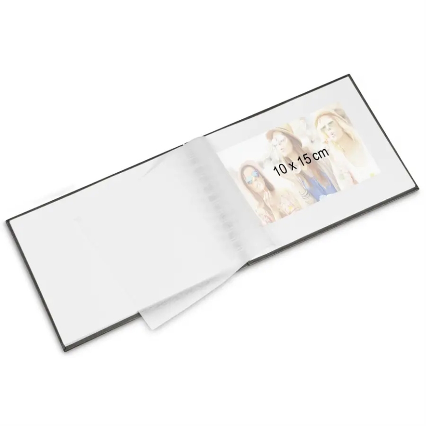 Hama - Spiraal fotoalbum 24x17 cm 50 pagina's rood