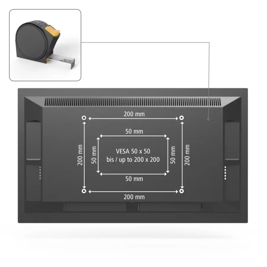 Hama - Support mural pour TV 19-37" blanc