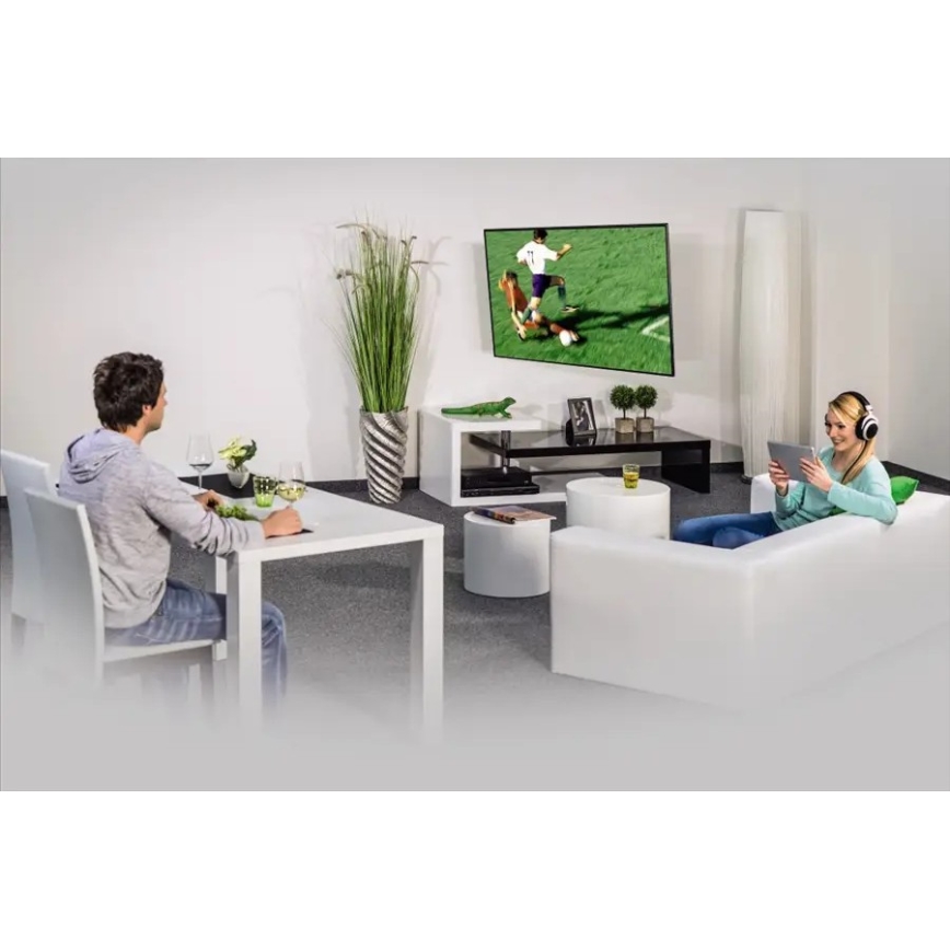 Hama - Support mural pour TV avec bras articulé 10-26" noir