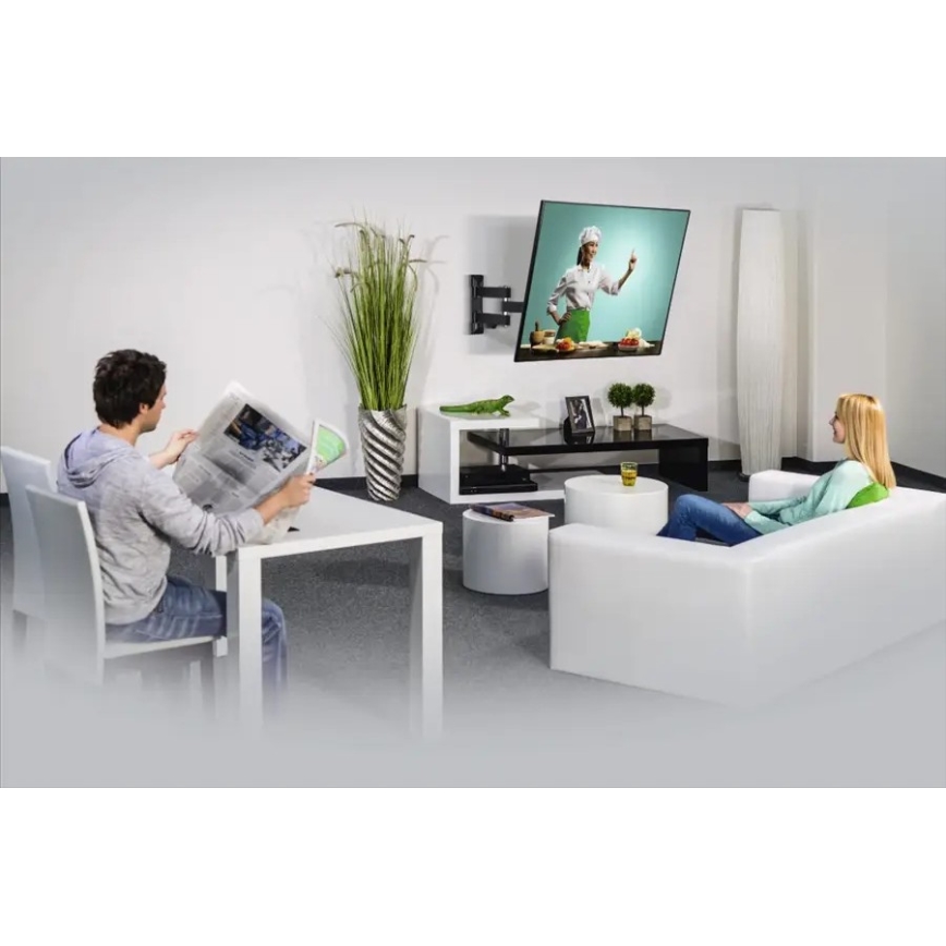 Hama - Support mural pour TV avec bras articulé 32-65" noir