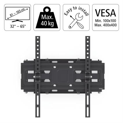 Hama - Support mural pour TV avec bras articulé 32-65" noir